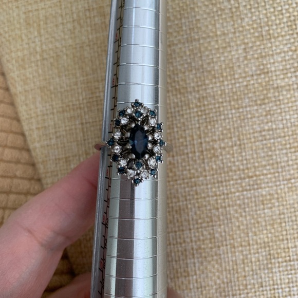 18k gold plated cocktail ring - Picture 4 of 5